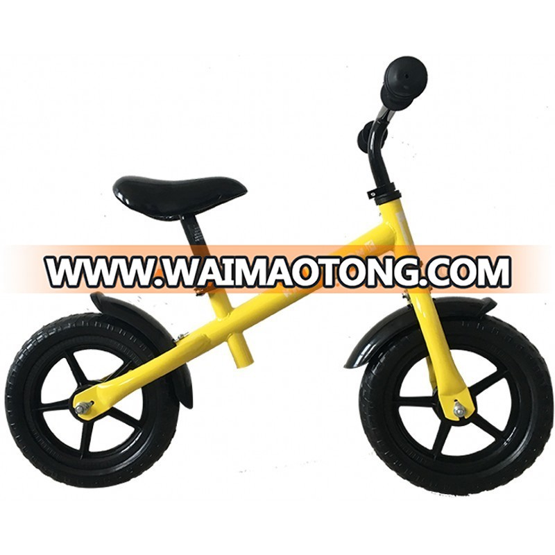 Top Selling Environment Material Steel Frame Baby Balance Bikes for Kids